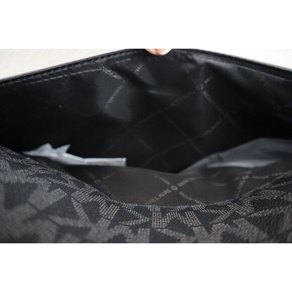 Michael Kors 87S5SEVA4B Unisex Black Monogram Everett Briefcase - Picture 7 of 13